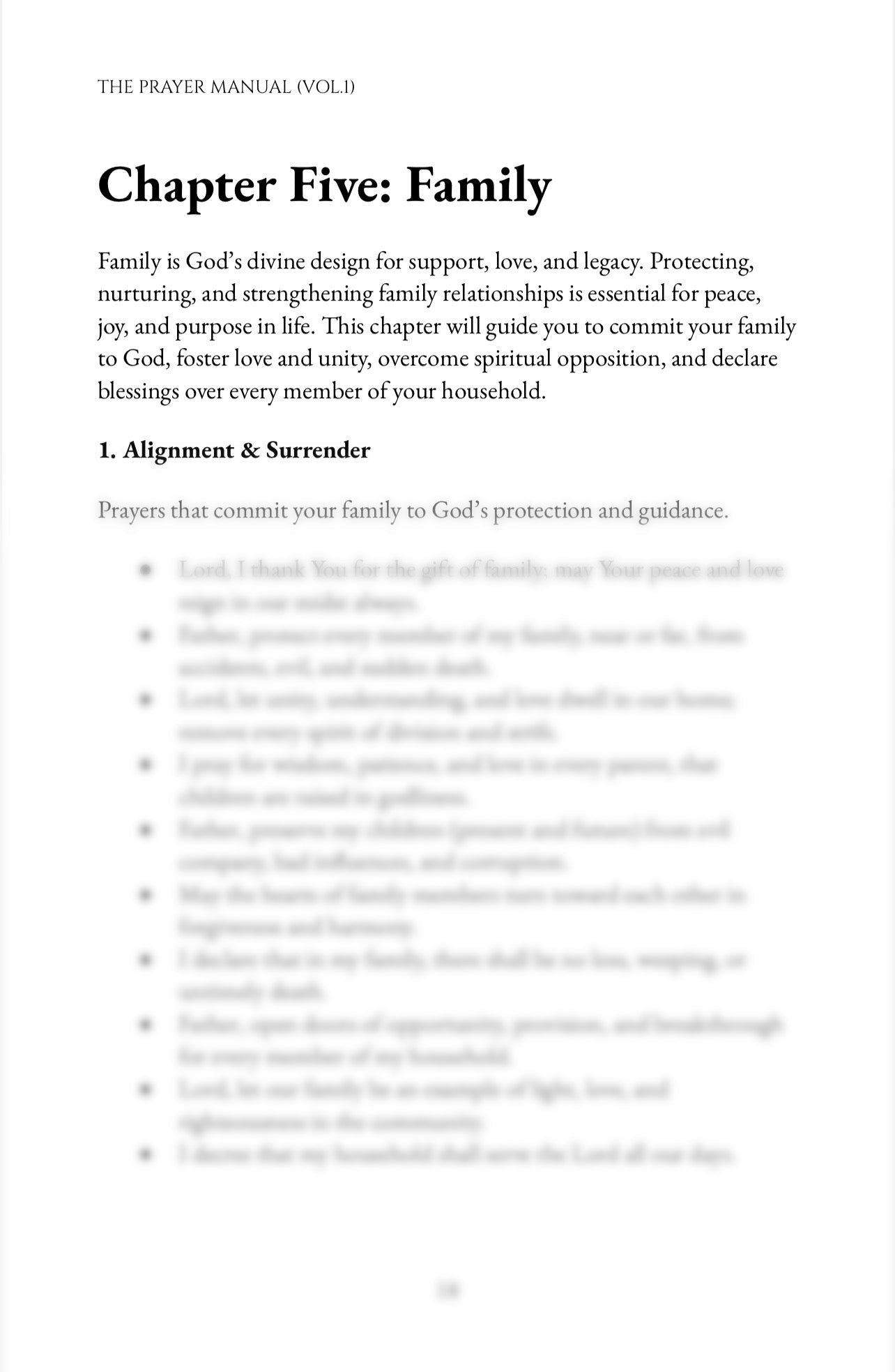 The Prayer Manual Vol. 1