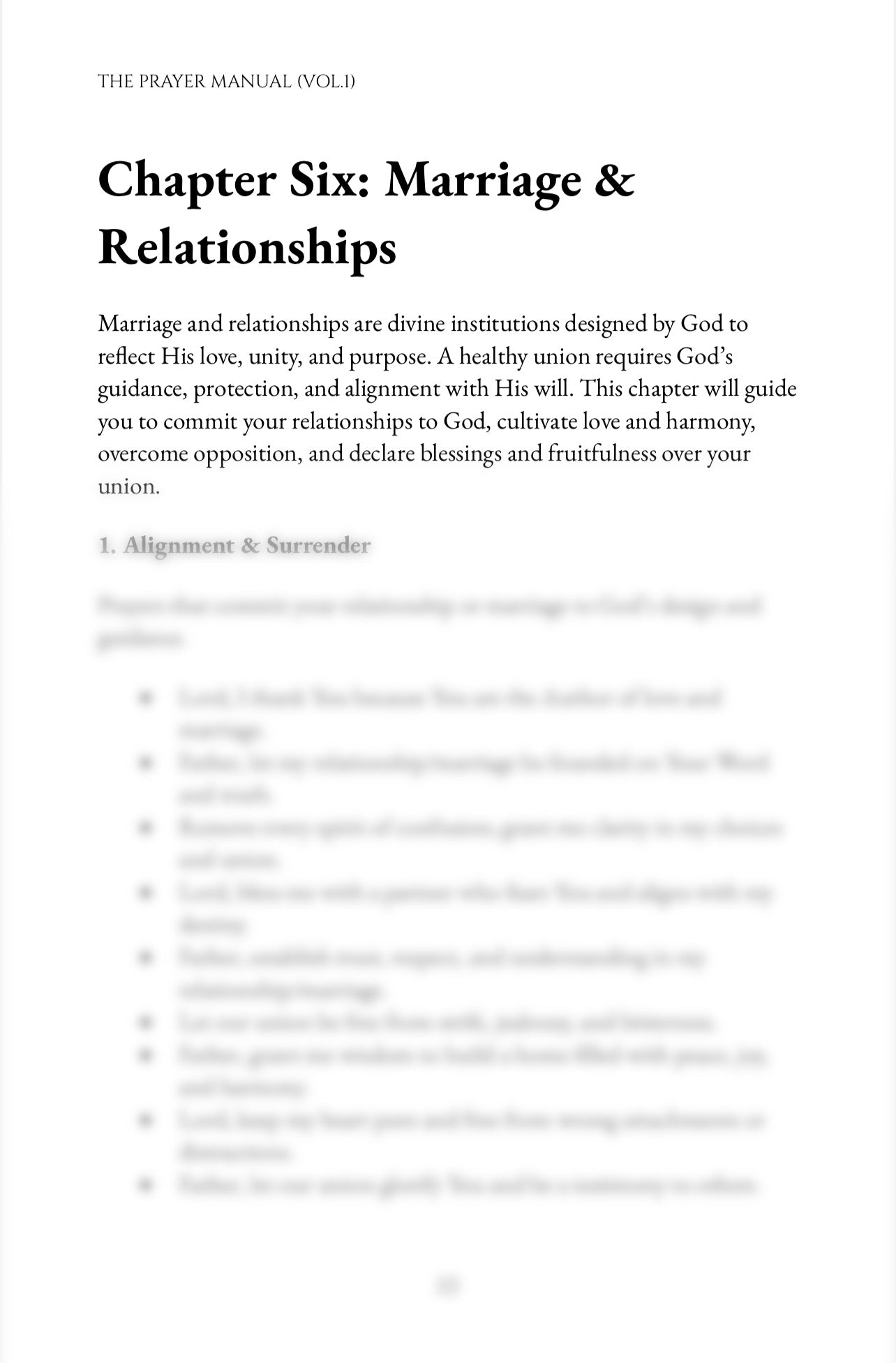 The Prayer Manual Vol. 1
