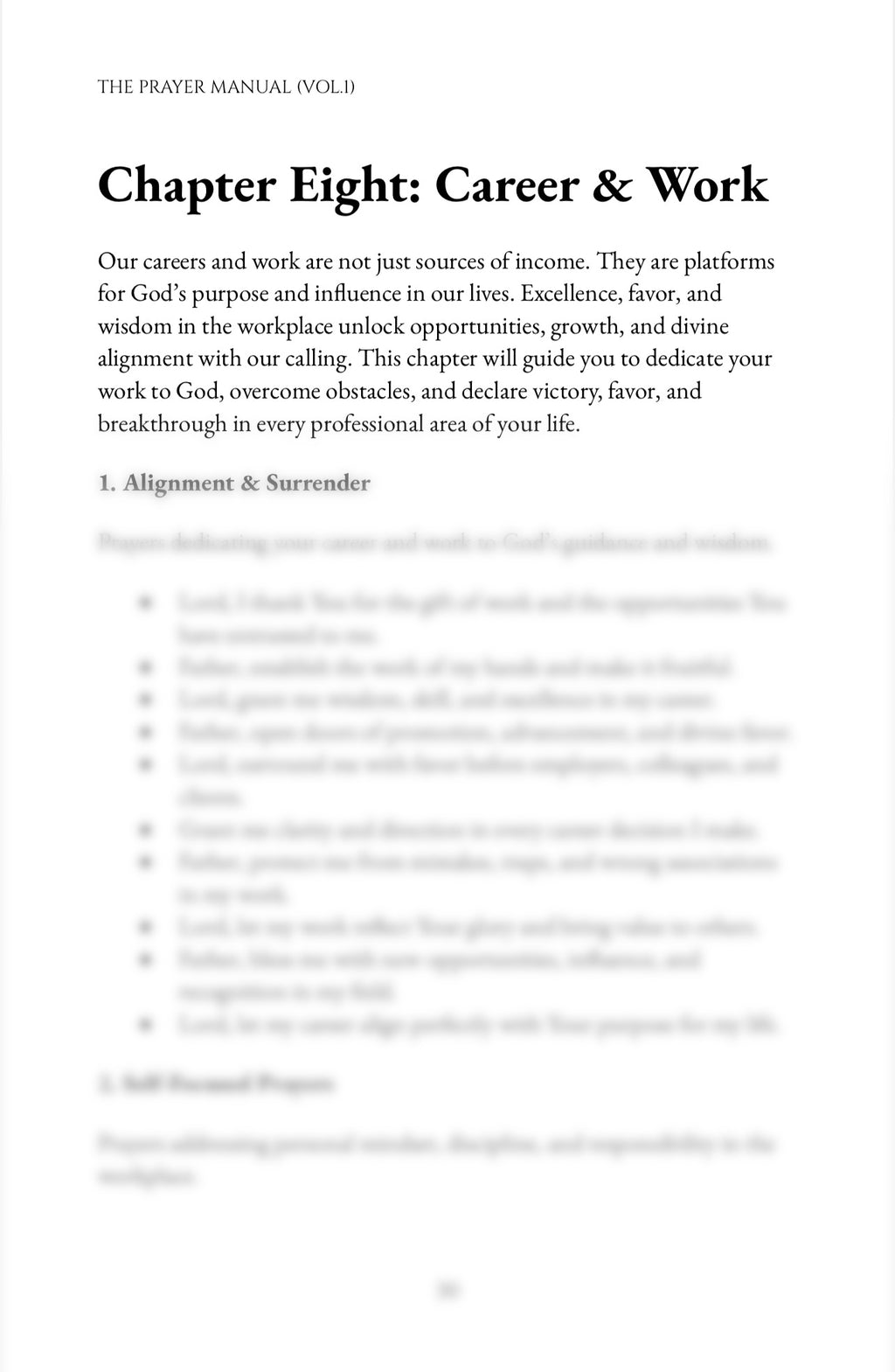 The Prayer Manual Vol. 1