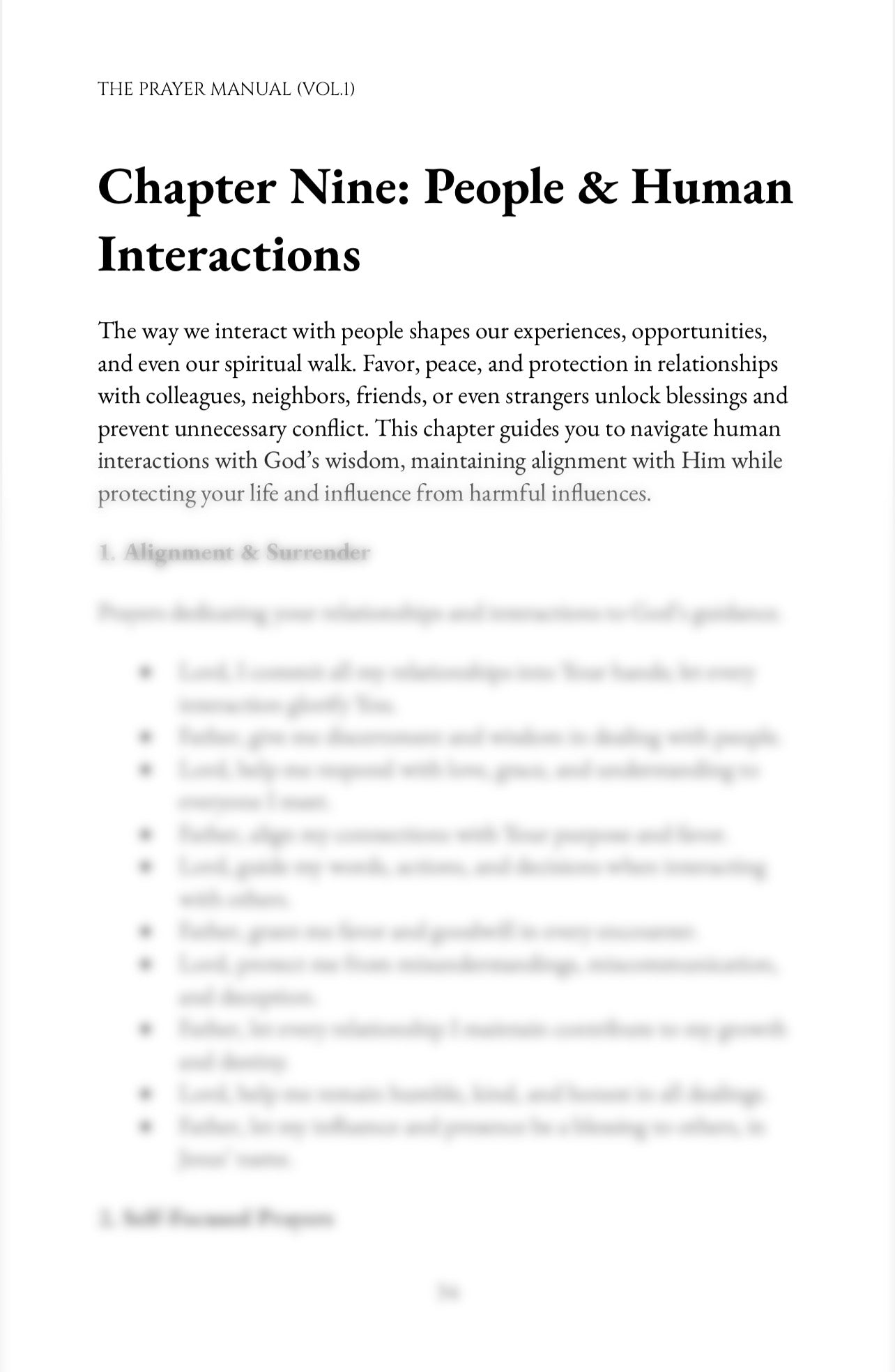 The Prayer Manual Vol. 1